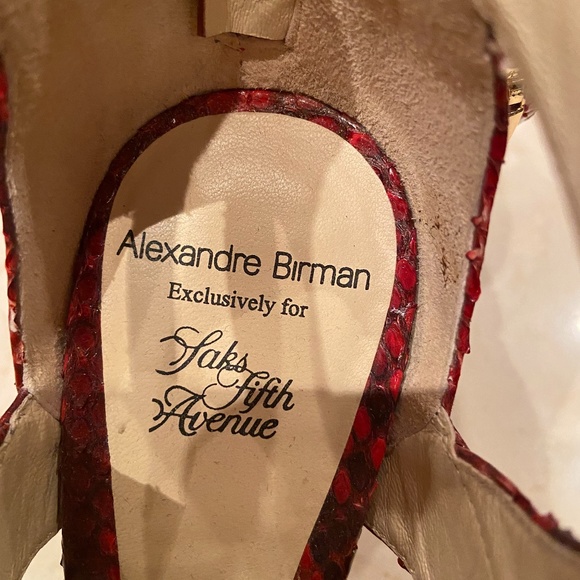 Genuine Snakeskin Alexandre Birman - Picture 5 of 6